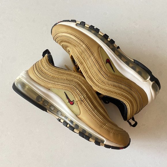 Nike Gold Air Max 97 OG Sneakers size 8 - Picture 2 of 8